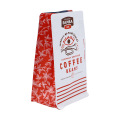 Zipper Pouch Coffee Bag with Valve, Aluminum Foil Flat Bottom Bag, reusable side zipper standing coffee bag